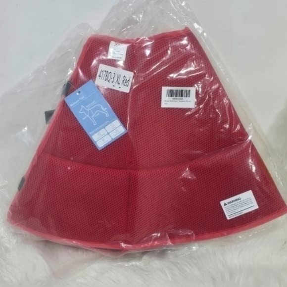 Kuoser dog cone,adjustable dog cone collar red size XL new - Picture 3 of 6